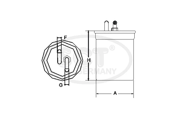 SCT - MANNOL Üzemanyagszűrő - ST 6093 - TothCarparts