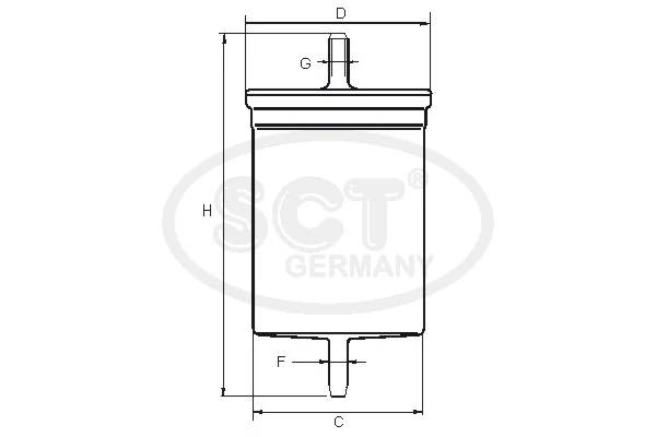SCT - MANNOL Üzemanyagszűrő - ST 6103 - TothCarparts