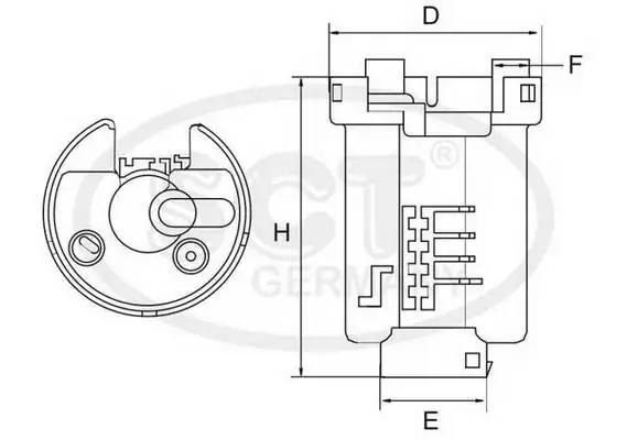 SCT - MANNOL Üzemanyagszűrő - ST 6507 - TothCarparts