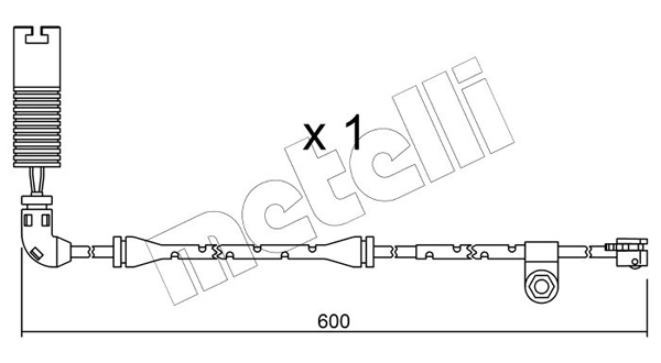 METELLI figyelmezető kontaktus, fékbetétkopás - SU.112 - TothCarparts