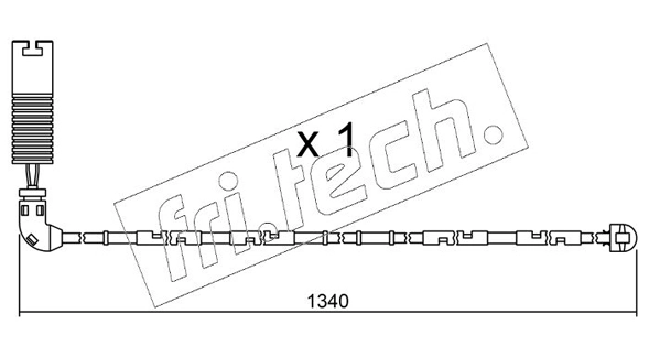 fri.tech. figyelmezető kontaktus, fékbetétkopás - SU.113 - TothCarparts
