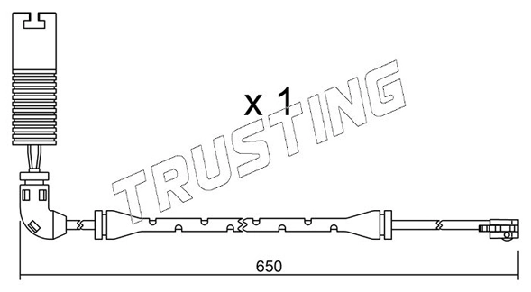 TRUSTING figyelmezető kontaktus, fékbetétkopás - SU.147 - TothCarparts