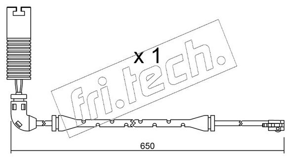 fri.tech. figyelmezető kontaktus, fékbetétkopás - SU.147 - TothCarparts