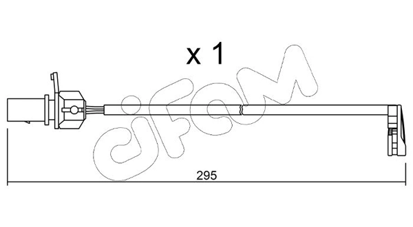 CIFAM figyelmezető kontaktus, fékbetétkopás - SU.224 - TothCarparts