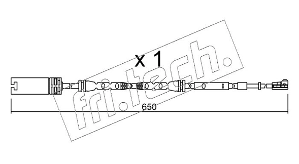 fri.tech. figyelmezető kontaktus, fékbetétkopás - SU.304 - TothCarparts