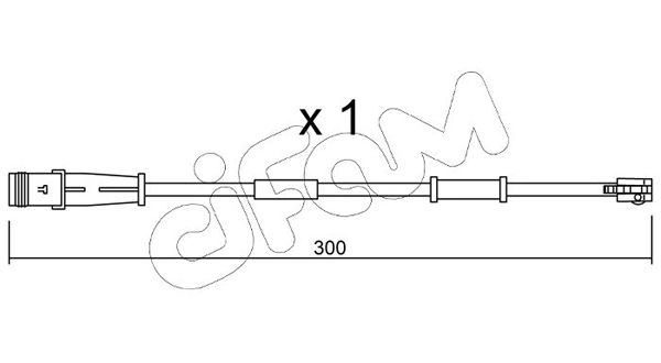 CIFAM figyelmezető kontaktus, fékbetétkopás - SU.320 - TothCarparts
