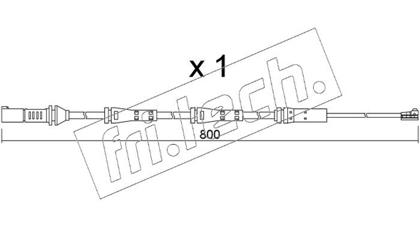 fri.tech. figyelmezető kontaktus, fékbetétkopás - SU.379 - TothCarparts
