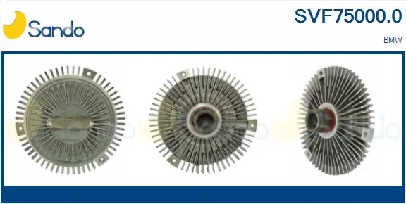 SANDO kuplung, hűtőventilátor - SVF75000.0 - TothCarparts