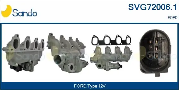 SANDO AGR-szelep - SVG72006.1 - TothCarparts