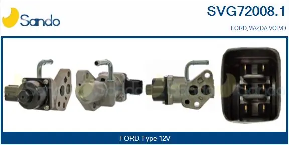 SANDO AGR-szelep - SVG72008.1 - TothCarparts