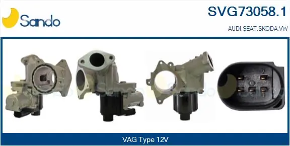 SANDO AGR-szelep - SVG73058.1 - TothCarparts