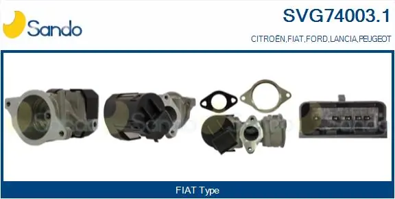 SANDO AGR-szelep - SVG74003.1 - TothCarparts