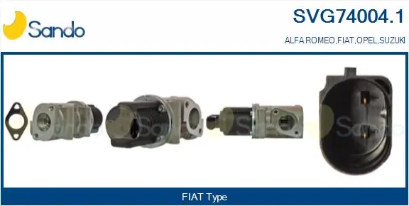 SANDO AGR-szelep - SVG74004.1 - TothCarparts