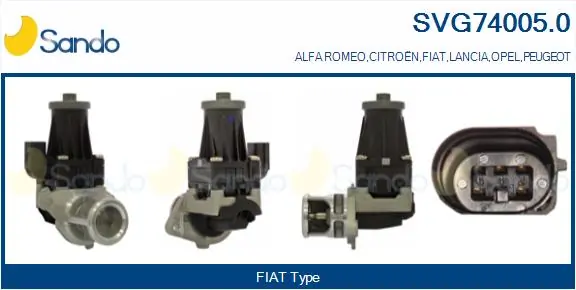SANDO AGR-szelep - SVG74005.0 - TothCarparts