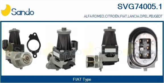 SANDO AGR-szelep - SVG74005.1 - TothCarparts