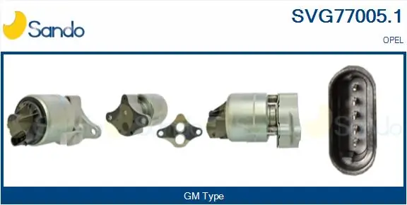 SANDO AGR-szelep - SVG77005.1 - TothCarparts