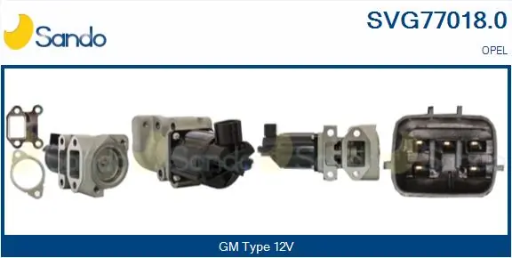 SANDO AGR-szelep - SVG77018.0 - TothCarparts