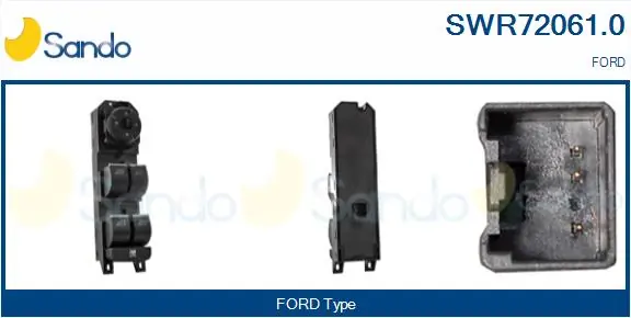 SANDO kapcsoló, ablakemelő - SWR72061.0 - TothCarparts