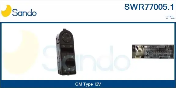 SANDO kapcsoló, ablakemelő - SWR77005.1 - TothCarparts