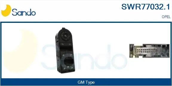 SANDO kapcsoló, ablakemelő - SWR77032.1 - TothCarparts