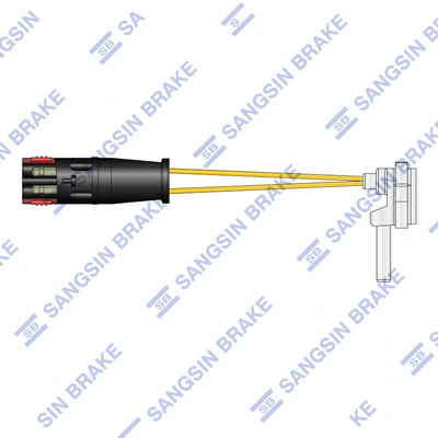 Hi-Q figyelmezető kontaktus, fékbetétkopás - SWS2503 - TothCarparts