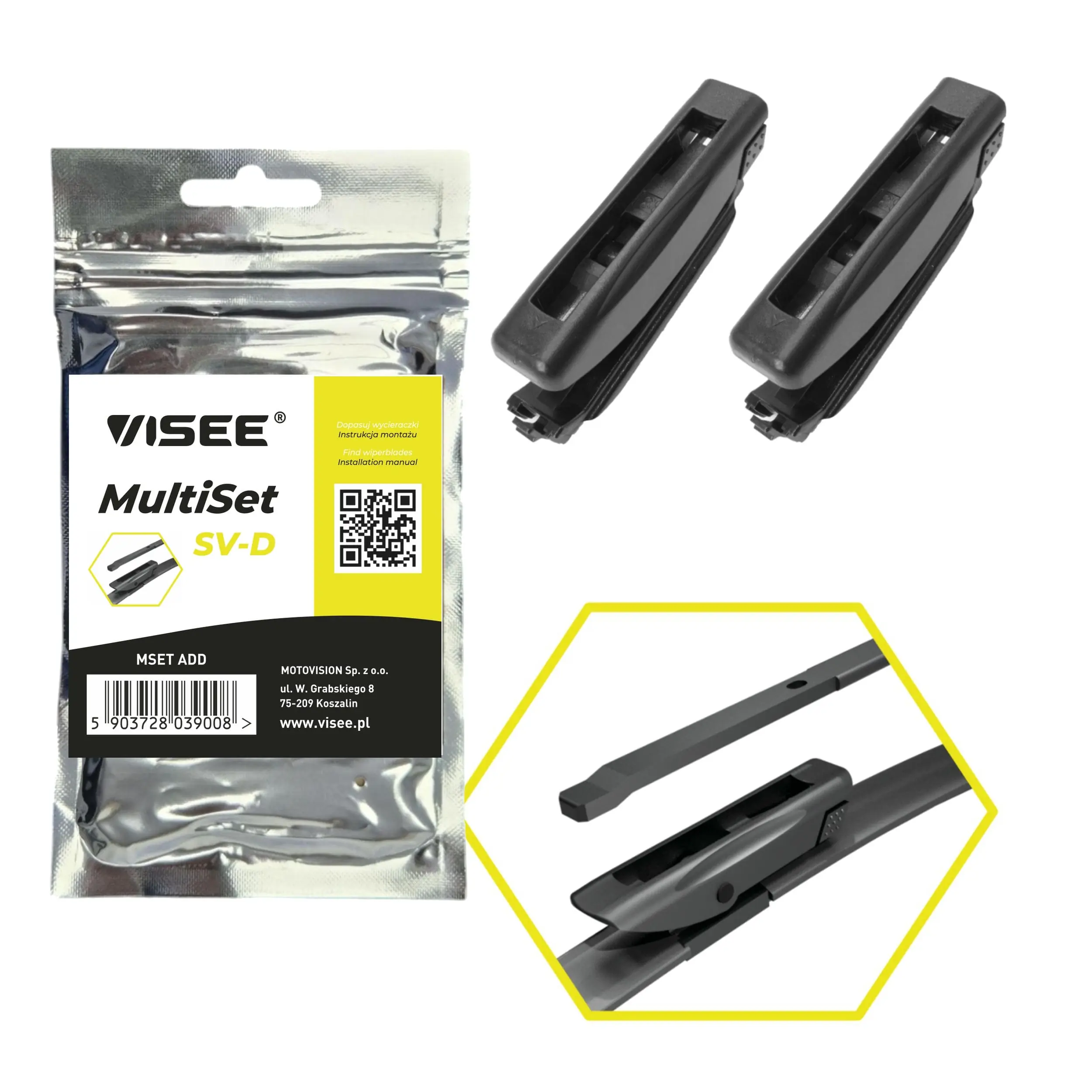 VISEE törlőlapát - MSET ADD - TothCarparts