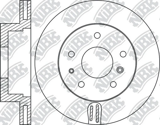 NiBK Automotive féktárcsa - RN1993 - TothCarparts