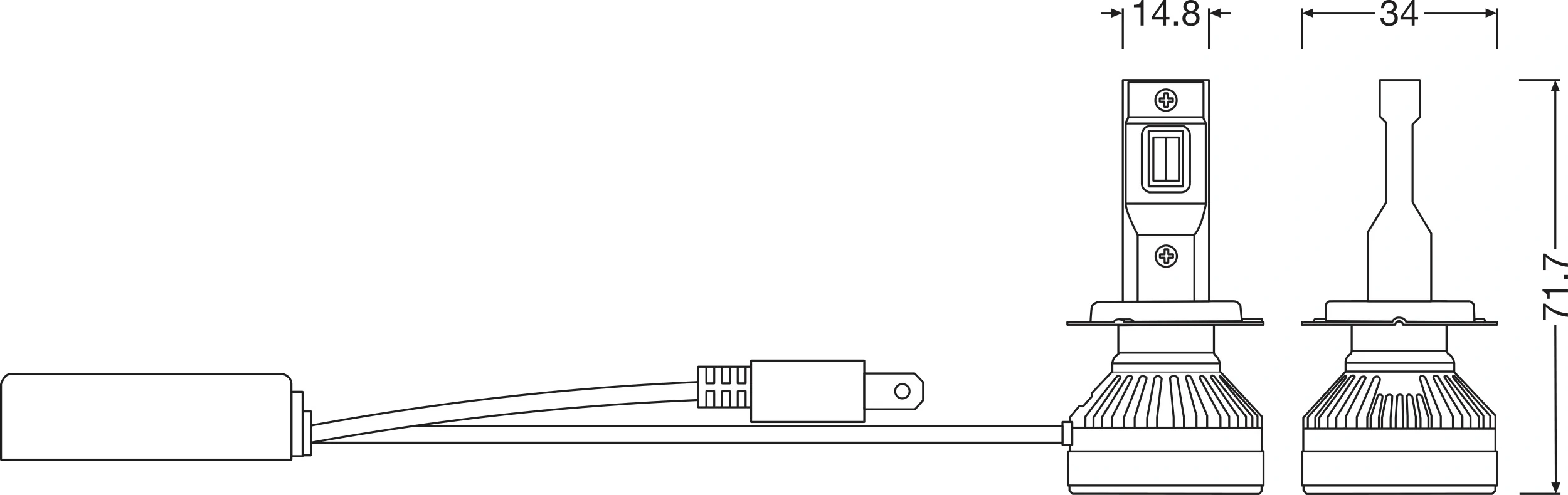 ams-OSRAM izzó, főfényszóró - 64210DWALL-2HB - TothCarparts