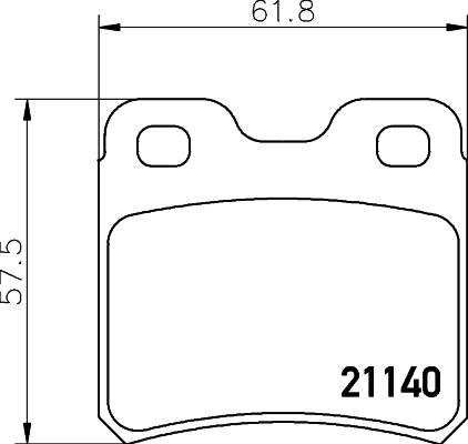 PAGID fékbetétkészlet, tárcsafék - T1034 - TothCarparts