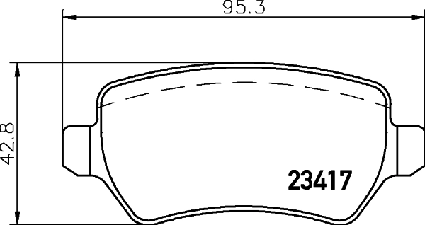 PAGID fékbetétkészlet, tárcsafék - T1451 - TothCarparts