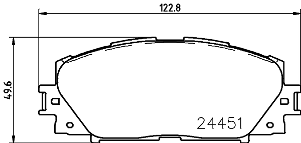 PAGID fékbetétkészlet, tárcsafék - T2131 - TothCarparts