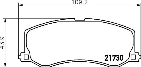PAGID fékbetétkészlet, tárcsafék - T3058 - TothCarparts