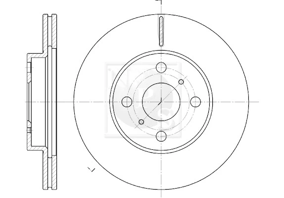 NPS féktárcsa - T330A13 - TothCarparts
