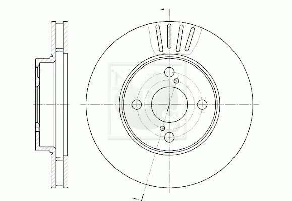 NPS féktárcsa - T330A156 - TothCarparts