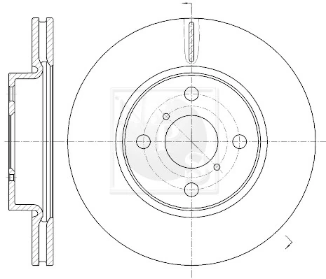 NPS féktárcsa - T330A168 - TothCarparts