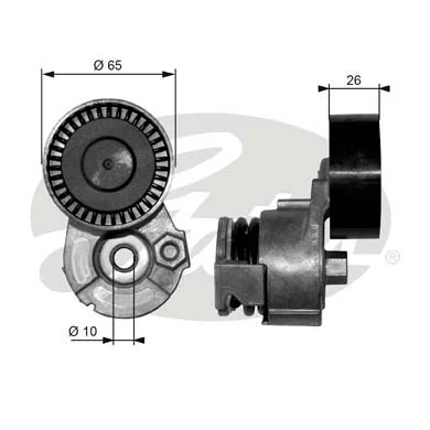 GATES-SEA Szíjfeszítő, hosszbordás szíj - T39009 - TothCarparts