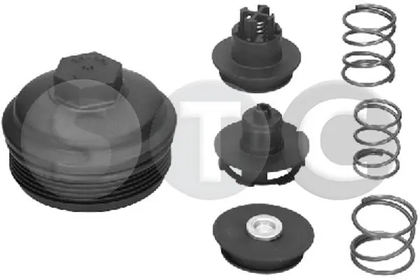 STC Fedél, olajszűrő ház - T403841 - TothCarparts