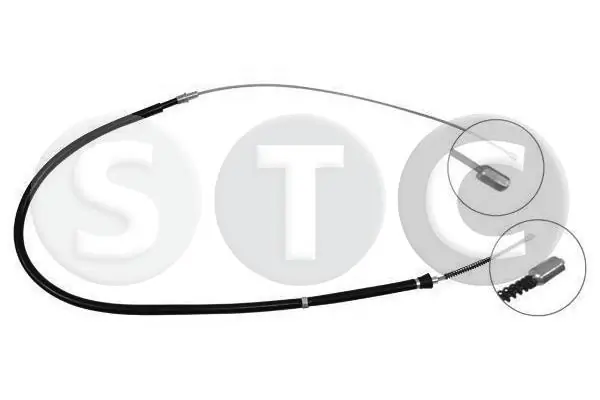 STC huzal, rögzítőfék - T480372 - TothCarparts
