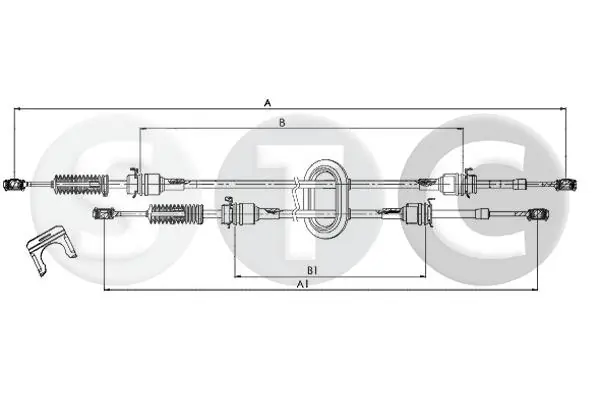 STC váltó bovden - T482427 - TothCarparts