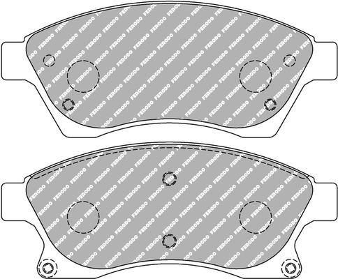 FERODO RACING fékbetétkészlet, tárcsafék - FCP4262H - TothCarparts