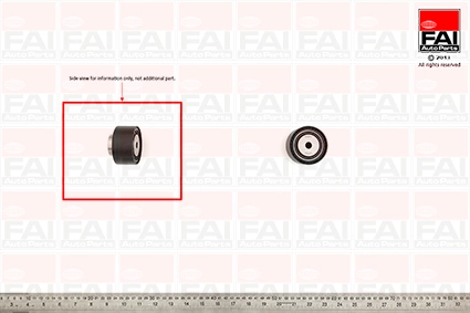 FAI AutoParts Szíjtárcsa/vezetőgörgő, fogasszíj - T9271 - TothCarparts