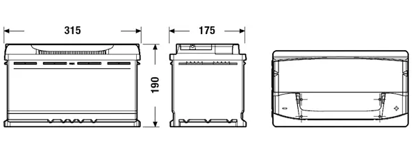 TUDOR Indító akkumulátor - TA900 - TothCarparts