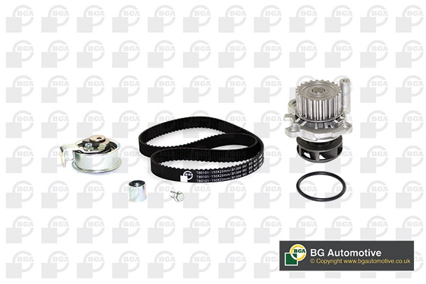 BGA Vízpumpa + fogasszíj készlet - TB0105CPK - TothCarparts
