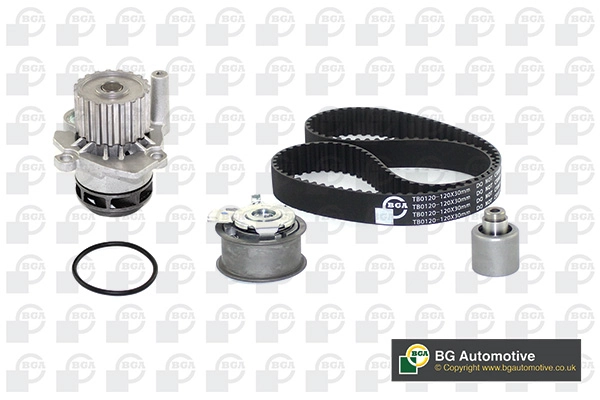 BGA Vízpumpa + fogasszíj készlet - TB0120CPK-1 - TothCarparts