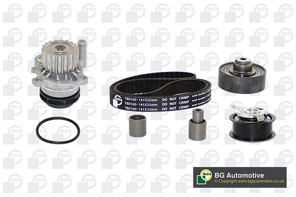 BGA Vízpumpa + fogasszíj készlet - TB0160CPK - TothCarparts