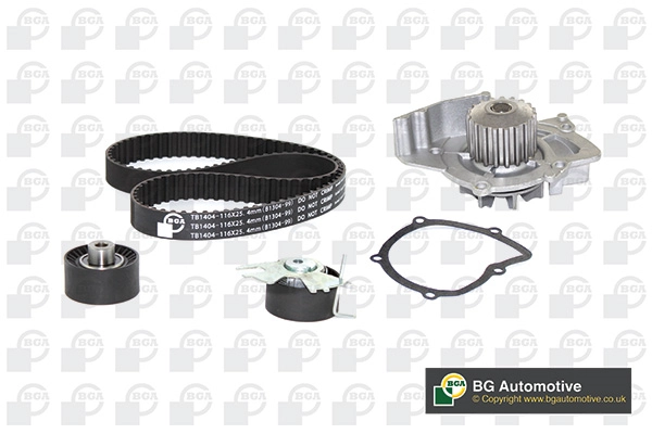 BGA Vízpumpa + fogasszíj készlet - TB1404CPK - TothCarparts