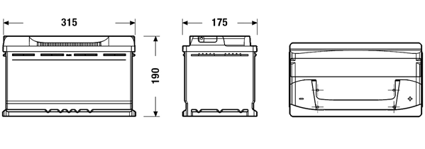 TUDOR Indító akkumulátor - TB800 - TothCarparts