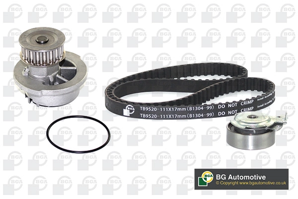 BGA Vízpumpa + fogasszíj készlet - TB9520CPK-1 - TothCarparts