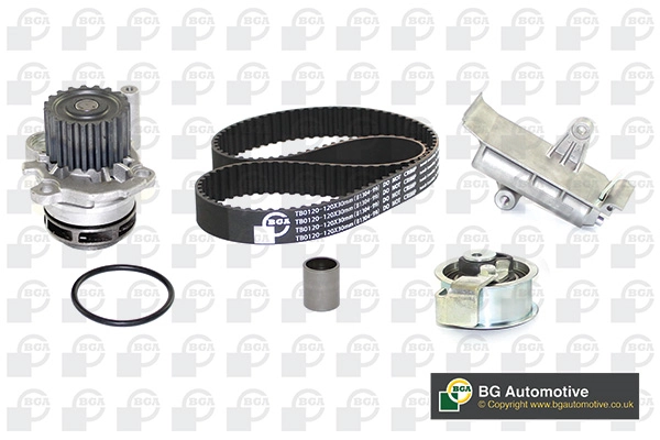 BGA Vízpumpa + fogasszíj készlet - TB9605CPK - TothCarparts