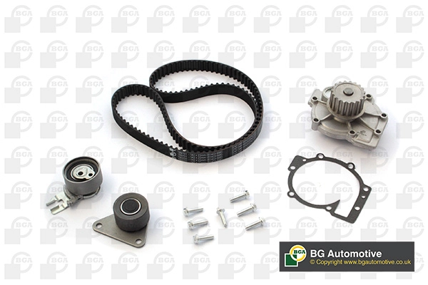 BGA Vízpumpa + fogasszíj készlet - TB9702CPK - TothCarparts